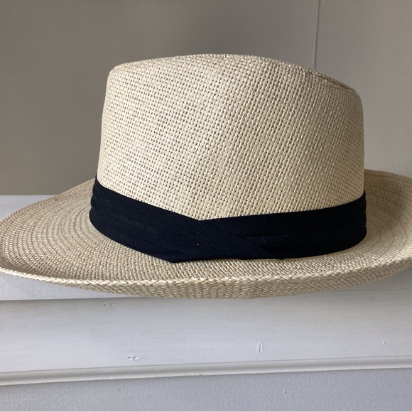 LOFT Accessories - LOFT New Cream Fedora Straw Hat